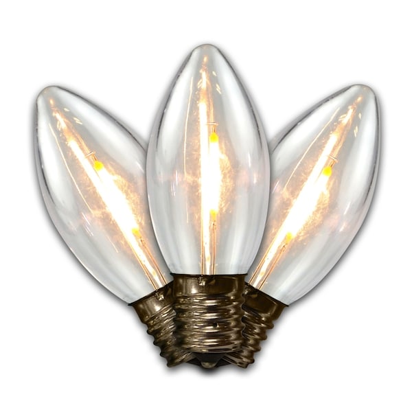 Holiday Bright Lights Holiday Bright Lights LED C9 Warm White 25 ct Replacement Christmas Light Bulbs, PK25 BU25FLDSC9-TWWA - main